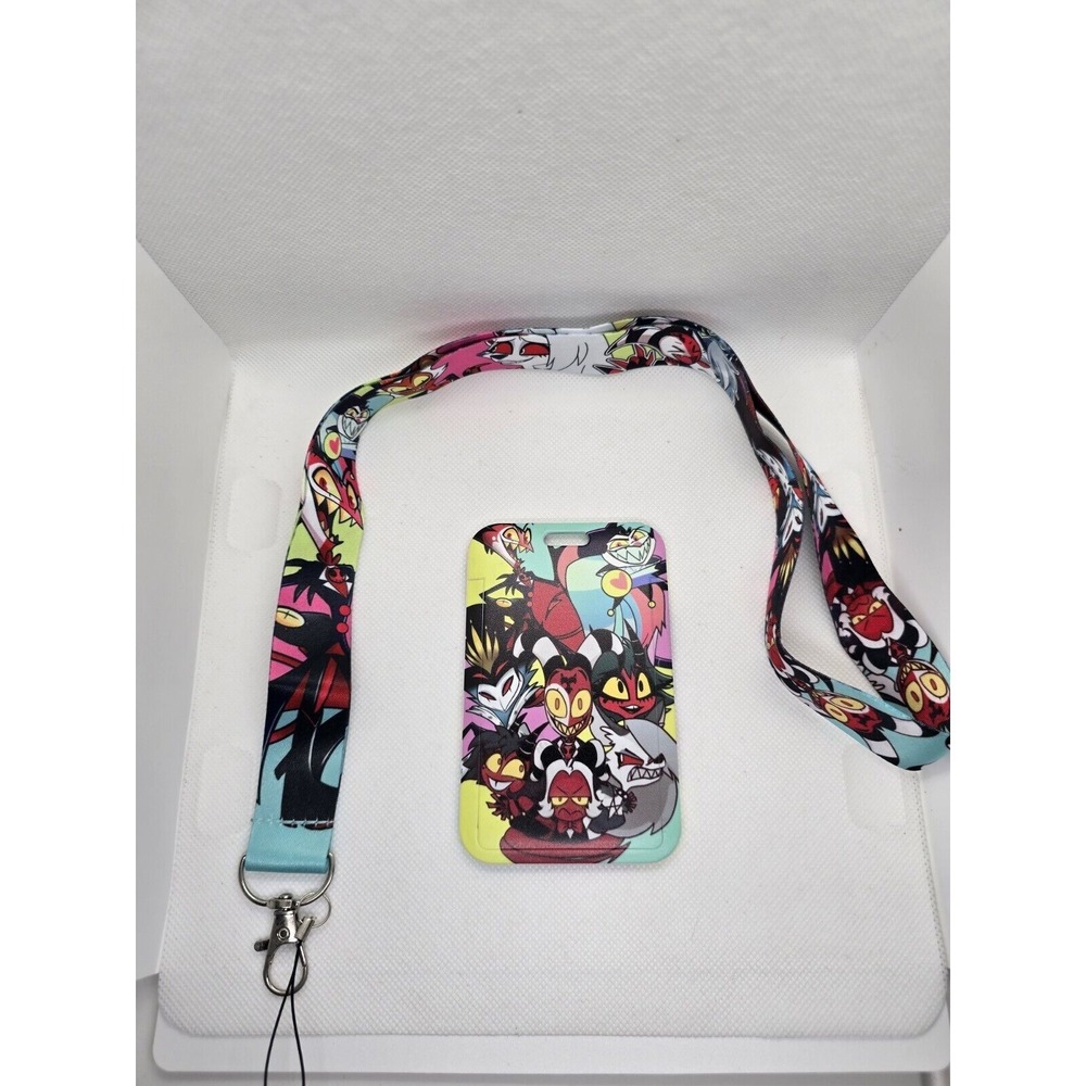 Helluvaboss Lanyard And Badge Holder - New - Blitz, Loona, Stolas, Fizz, Etc